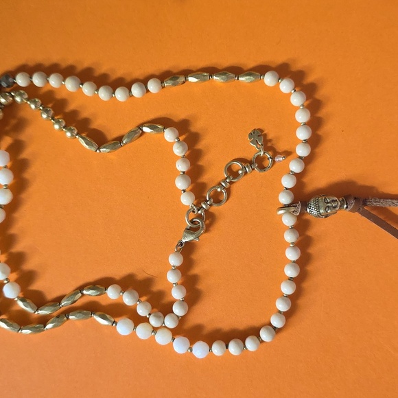 Lucky BRAND Women's Buddha Beaded Necklace Gold 211- Measuring 31.5" - Picture 4 of 7